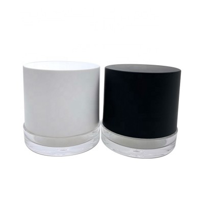 new style plastic container jar mask jar packaging plastic jar cosmetics frost white matte black face cream container 30ml 50ml