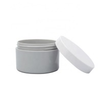 hair jar 8oz 250ml 100ml  300ml cosmetic clear acrylic cream jar 200g petg cosmetic container body scrub large cosmetic jar