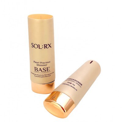 gold color oval plastic cosmetic tube abl cream cosmetic tube variety capacity pack spa free cosmetic packaging tube for cream